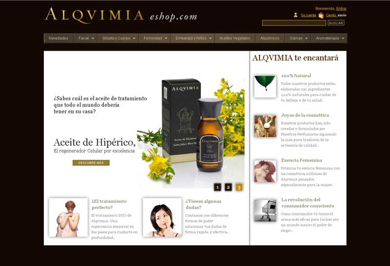 Nueva e-shop de Alqvimia 